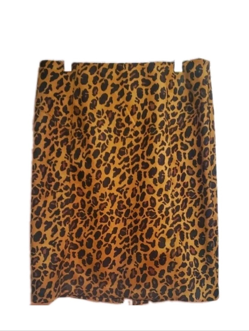Marc New York Andrew MarcLeopard Print Faux SuedeMidi Pencil Skirt - L